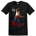 Bruce Springsteen Born USA American Guitar Rock T Shirt Vintage Concert Tee