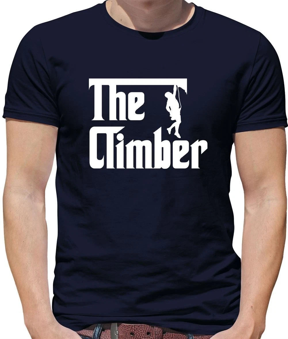 The Climber - Mens T-Shirt - Climbing Free Climb Rock Face Bouldering