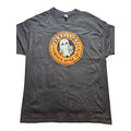 Hanes Blood Type Pumpkin Spice Latte Ghost Halloween T-Shirt XL Gray Graphic Tee