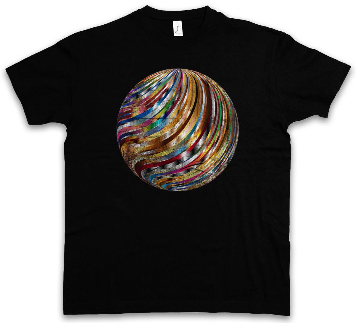 DISCO BALL T-SHIRT Retro Light Oldies Music Rave Cyber Dance Mirror Ball Star