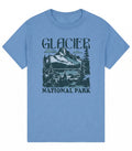 Glacier National Park Unisex T Shirt Distressed Vintage Mountain Nature Graphic