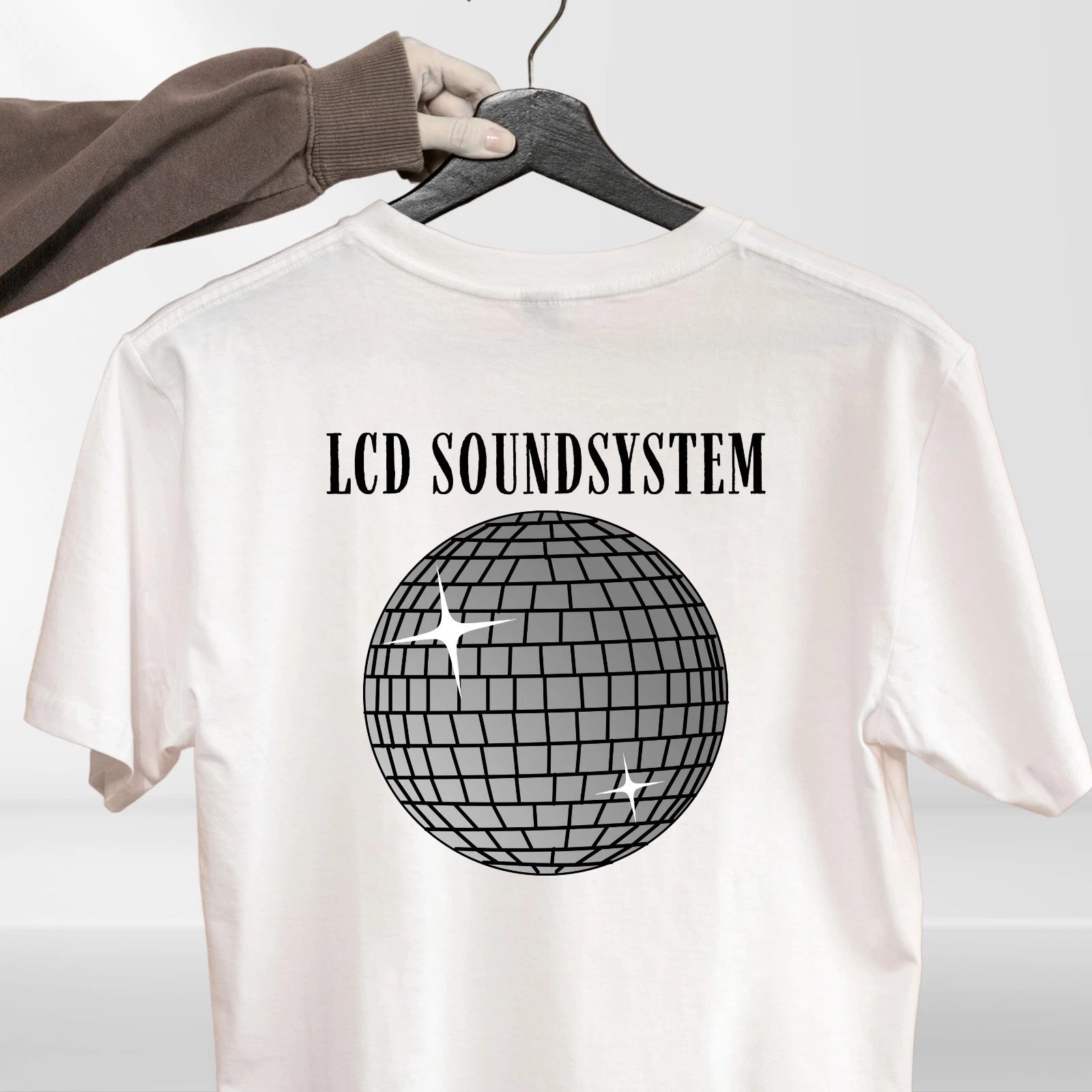 LCD Soundsystem Disco Ball T Shirt Indie Dance Music Band Retro Graphic Tee