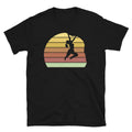 Retro Sunset Female Rock Climbing Outdoor Bouldering Short-Sleeve Unisex T-Shirt