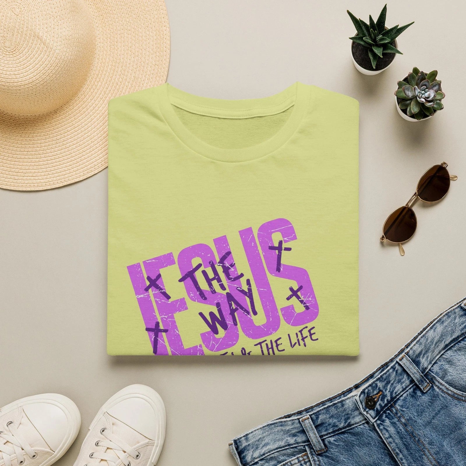 The Truth and The Life Jesus Graphic T Christian Faith