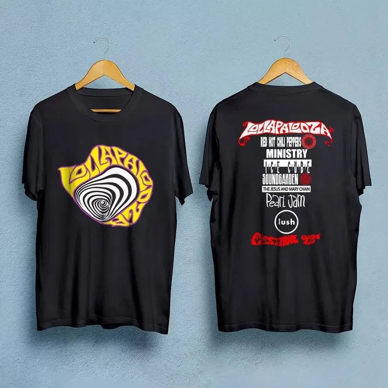 Vintage Lollapalooza 1992 Concert Tour T-Shirt
