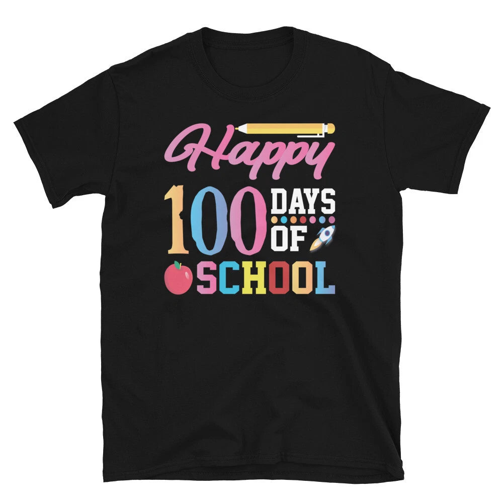 Happy 100th Day Of Read Teacher Gift Unisex T-Shirt