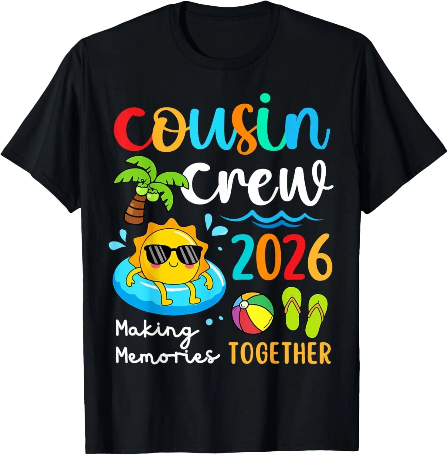 Cousin Crew 2026 Summer Vacation Beach Family Trips Matching unisex T-Shirt