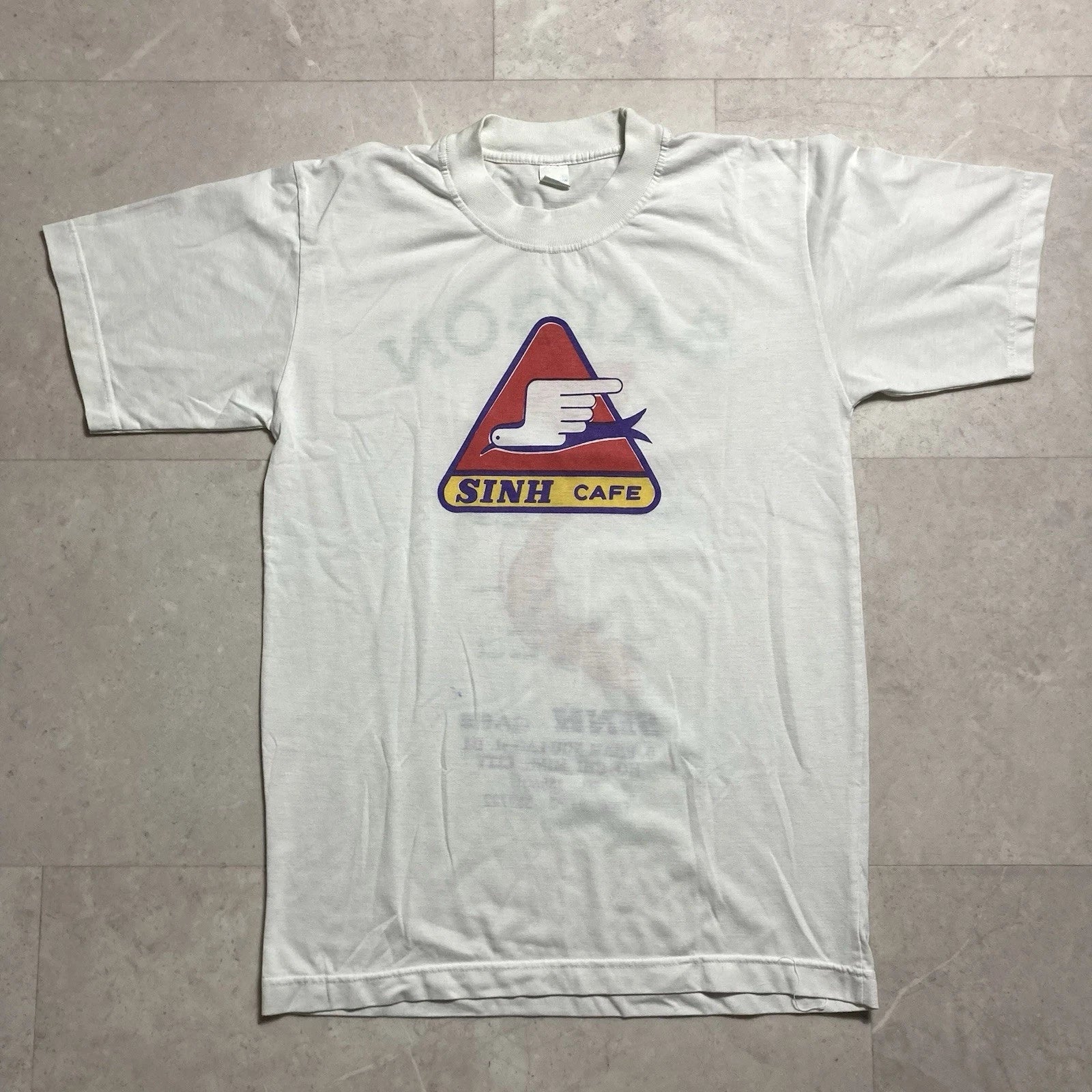 vintage sinh cafe saigon vietnam tee size medium