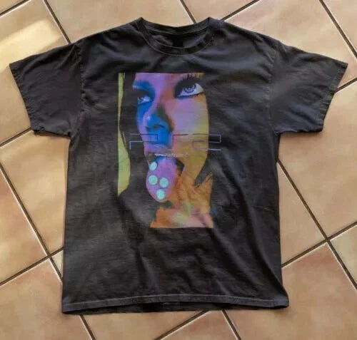 Vintage PlayStation Ad T Shirt Grunge Y2K Opium Tapout Promo Goth Emo Rave Retro
