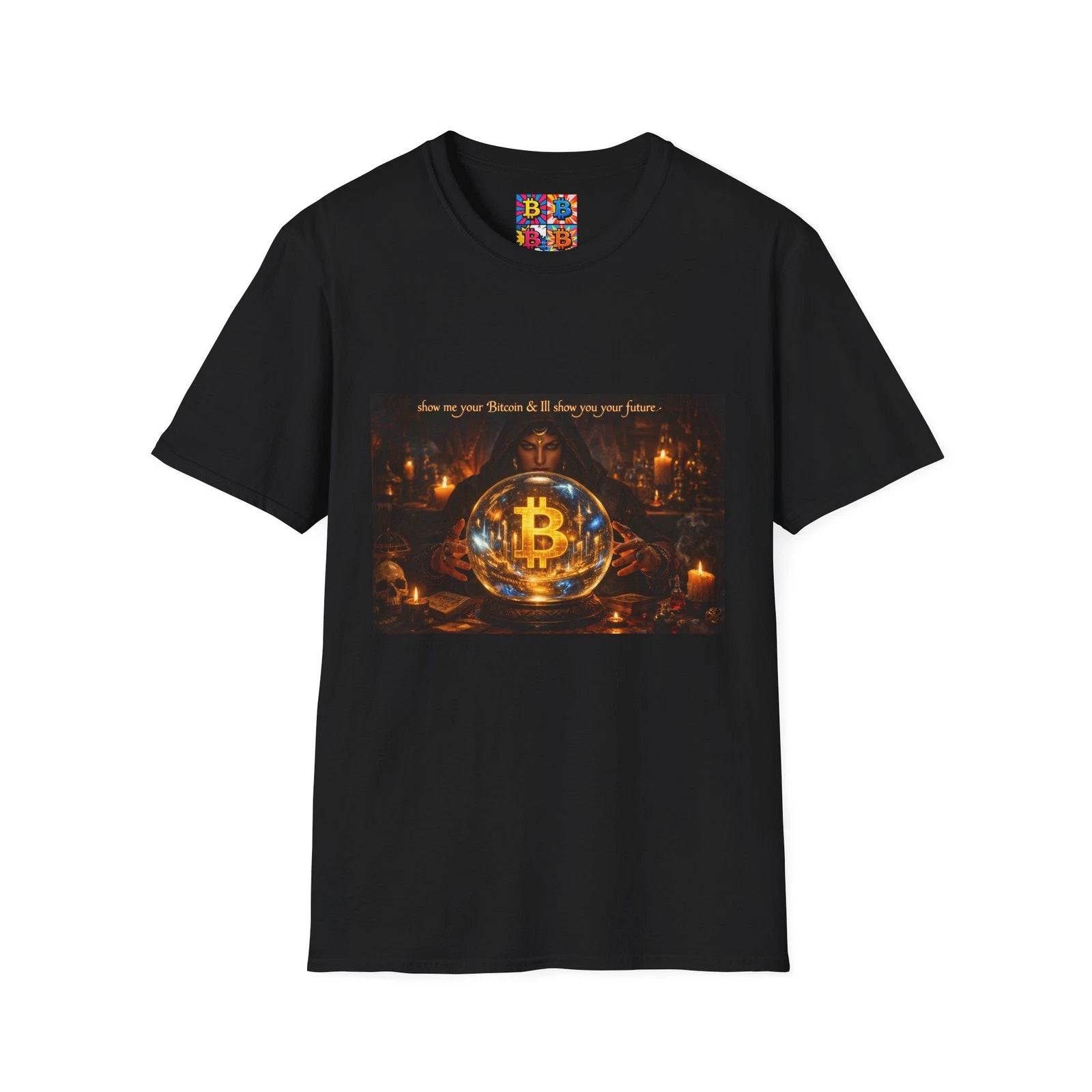 Bitcoin Fortune Teller T-Shirt | Cyber Punk