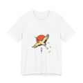 Japanese Crane Graphic T Shirt Kanji Rising Sun Streetwear Tee