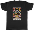 Spill the Tea Tarot Card Gothic Skeleton Hand Mens T-Shirt Tee Gift Top