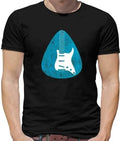 Guitar Pick Scratch Plate Mens T-Shirt - Musician - Acoustic - Electric - Bass
