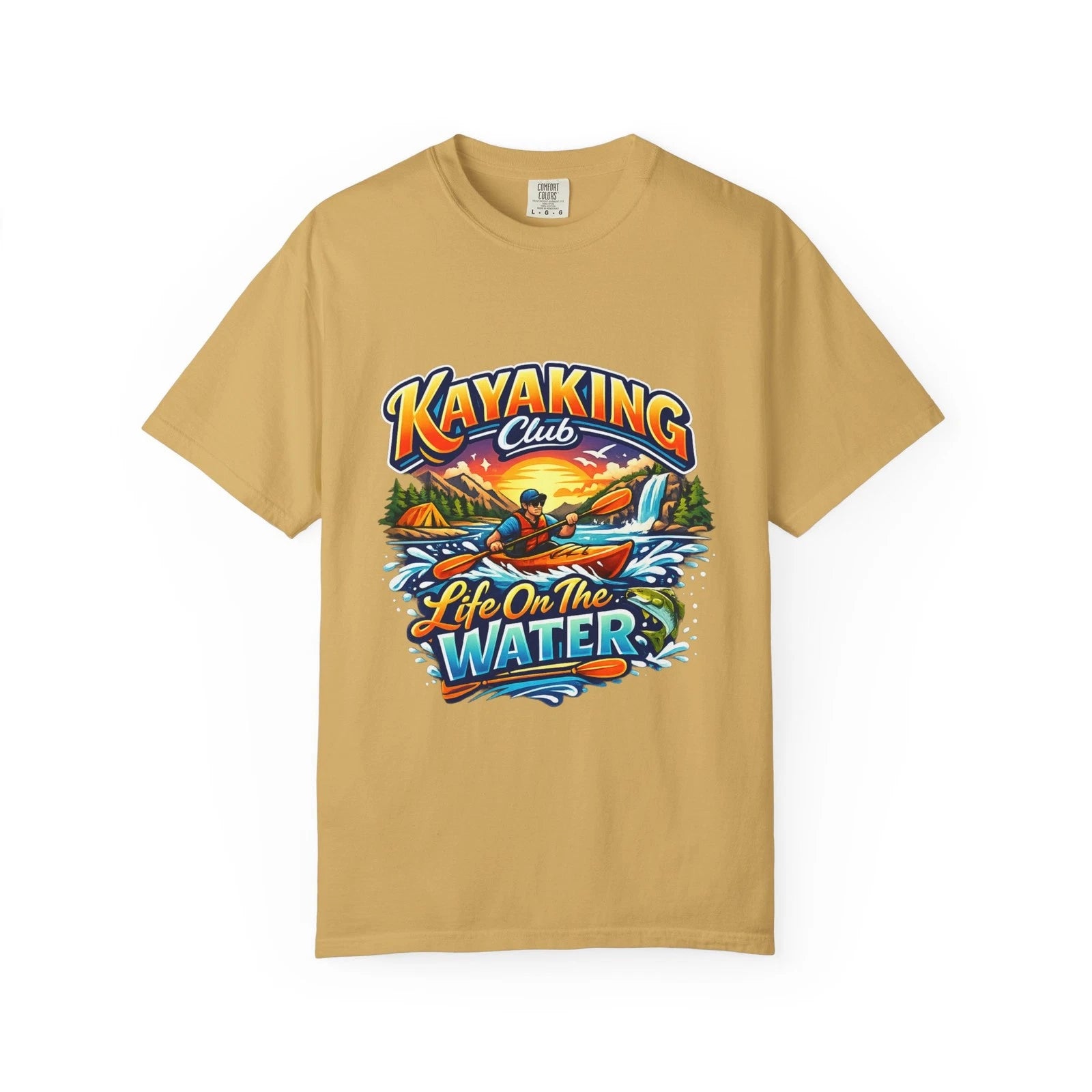 Kayaking Club Life On The Water T-Shirt | Kayak Graphic Tee