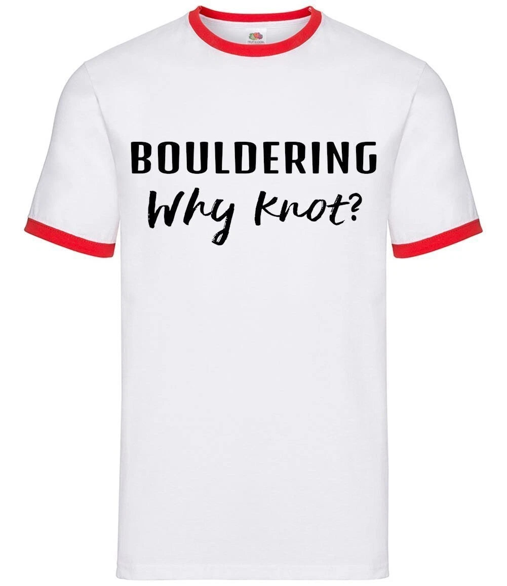 Bouldering Why Knot - Mens Ringer - Rock Climbing Boulders Abseiling Climb