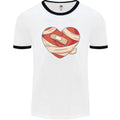A Broken Heart Anti Valentines Day Single Mens Ringer T-Shirt