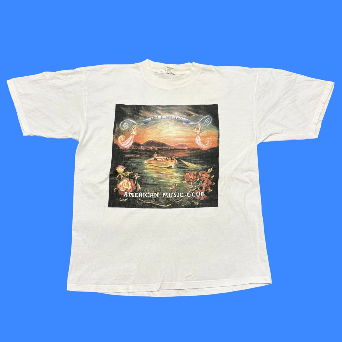 Vintage American Music Club Shirt XL 90s Slowcore Indie Rock Band Tee Codeine
