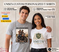 Unisex Photo Text Personalized T-Shirt ,Mens T shirt,Women T shirt,Vintage Gift