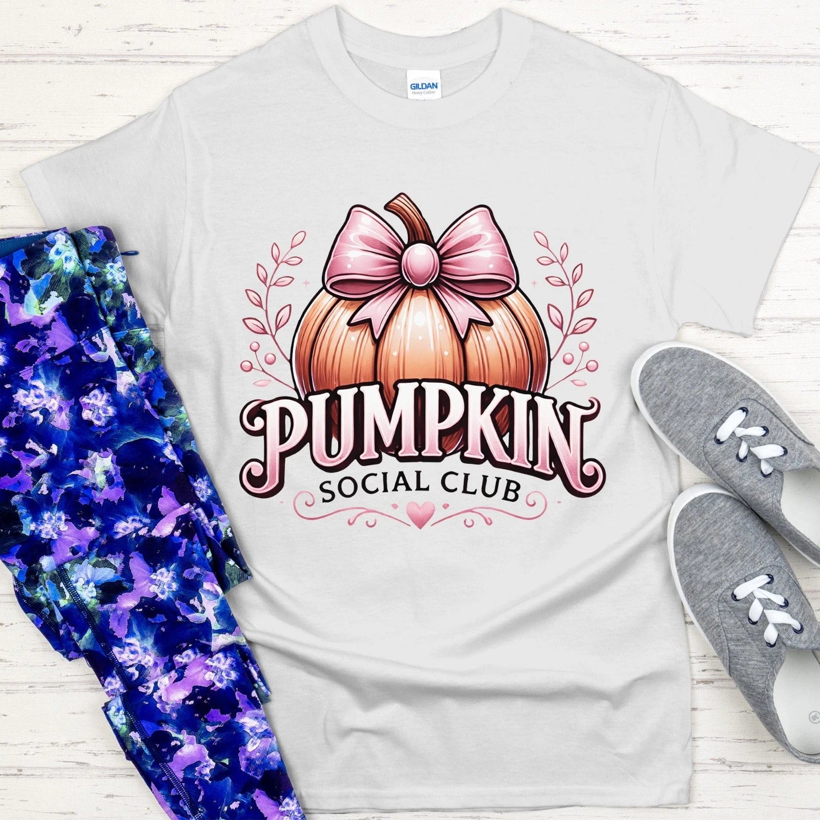 Vintage Pumpkin Social Club T-Shirt, Fall Vibes Shirt, Autumn Cozy Tee