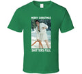 Merry Christmas Shitters Full Cousin Eddie Christmas Vacation Movie Fan T Shirt