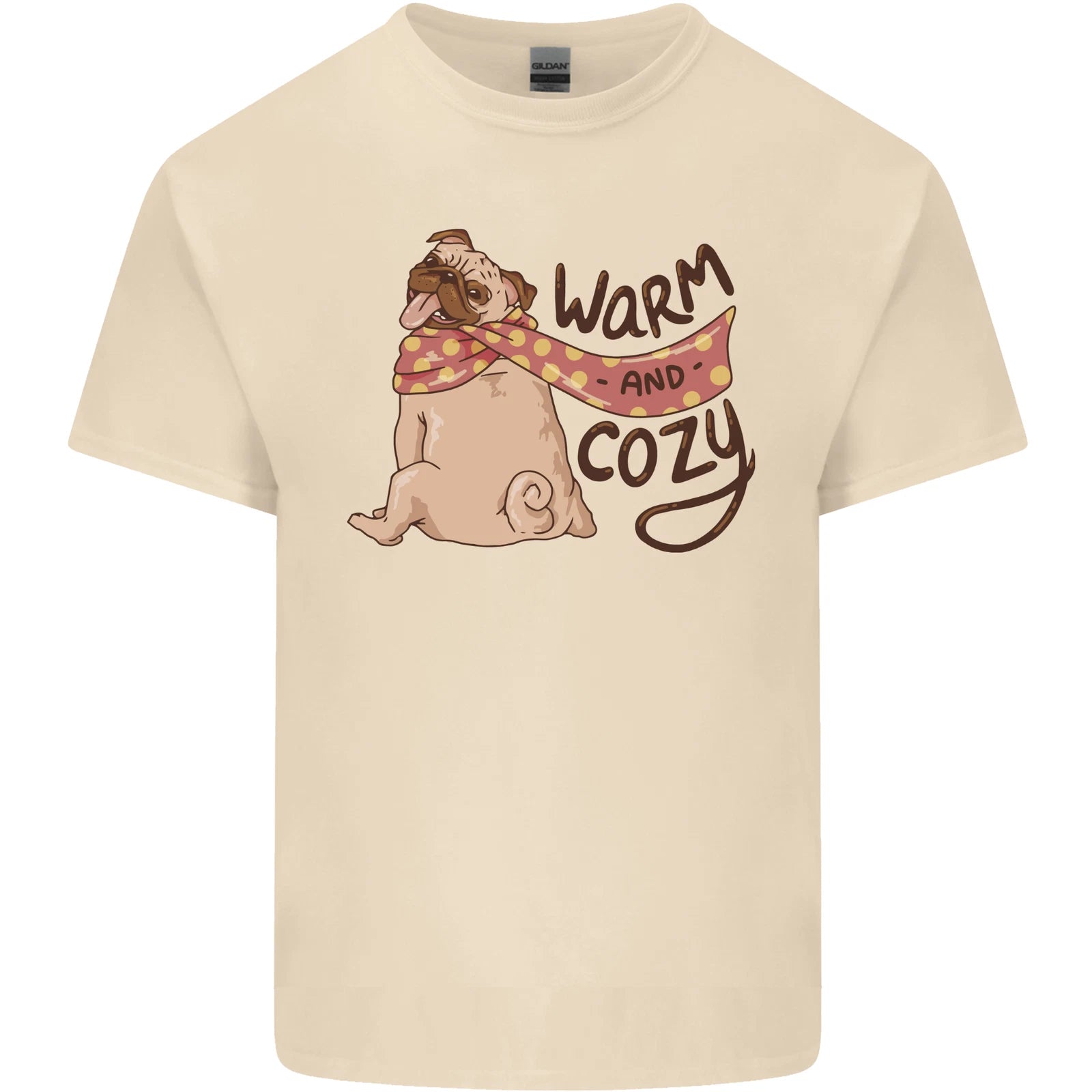 Warm Cozy Funny French Bulldog Dog Mens Light Cotton T-Shirt