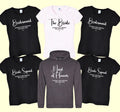 Personalised Hen Do Tshirts - Custom Bachelorette Bridal Party Tops - 964