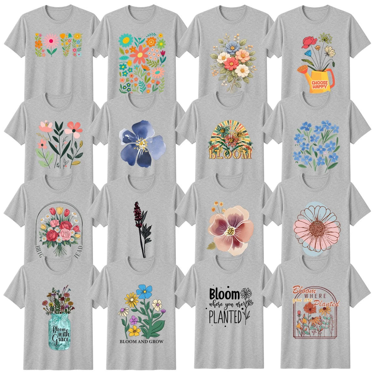 Wildflowers Gardening T-Shirt Cottagecore Flowers Nature Lover Gift