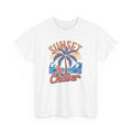 Beach Vibes T-Shirt | Summer Ocean Waves Tee | Retro Sunset chaser Shirt
