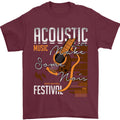 Acoustic Music Country & Western Guitar Mens T-Shirt 100% Cotton