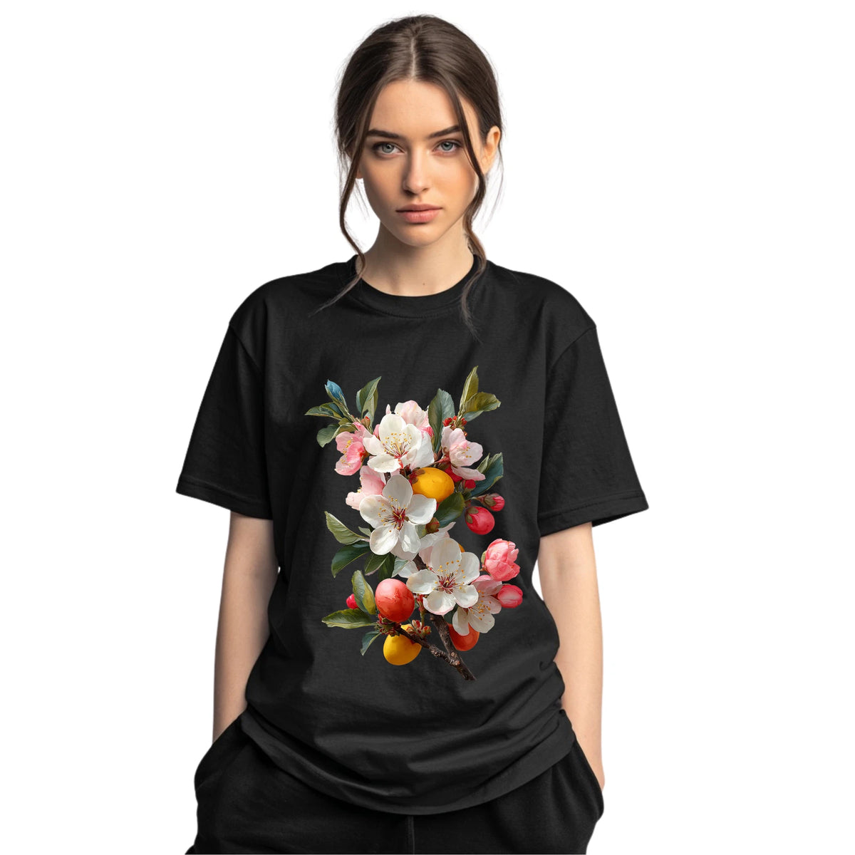 Vintage Flower Blossom T Shirt  | Cottagecore Nature Garden Graphic Tee