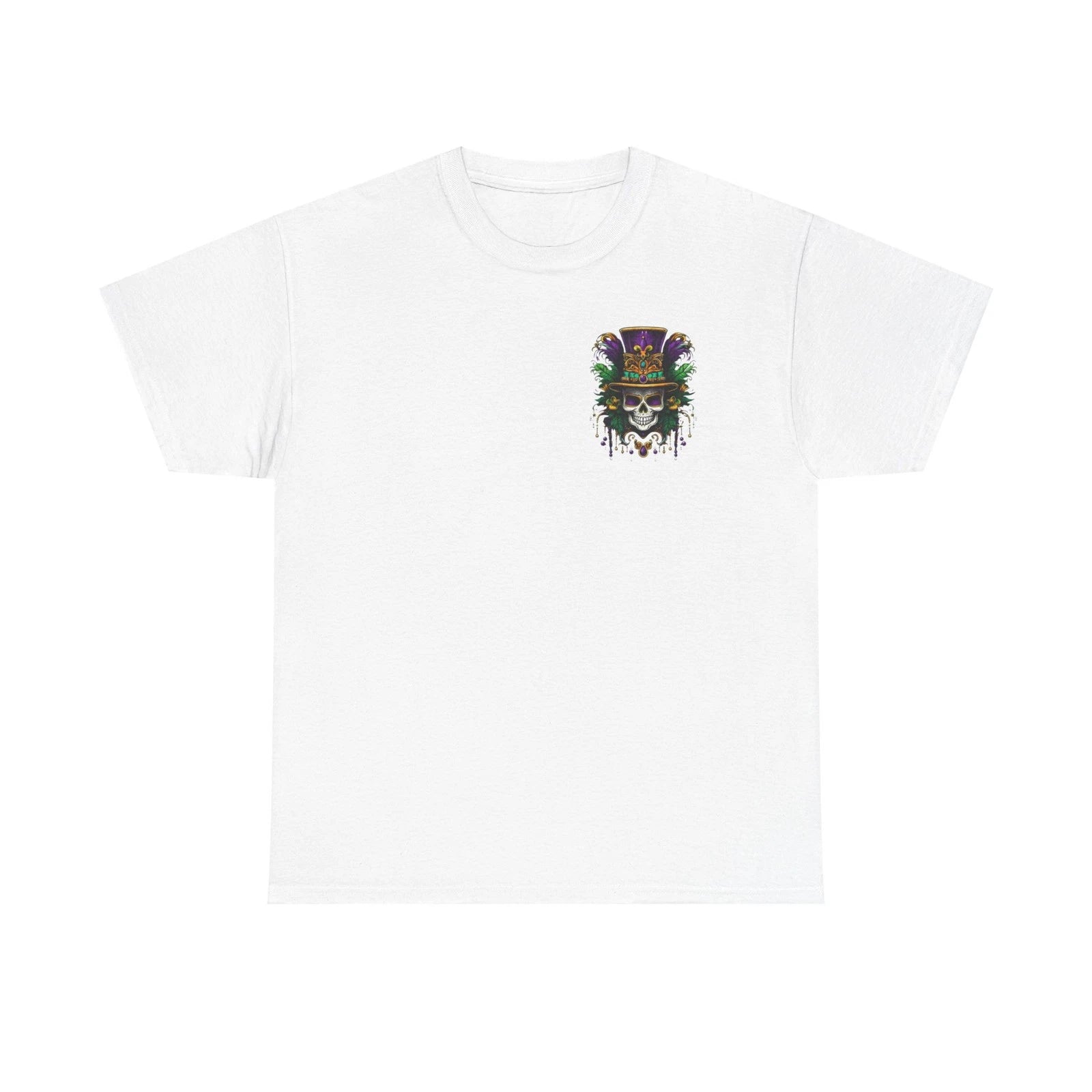 Mardi Gras Voodoo Skull T-Shirt New Orleans