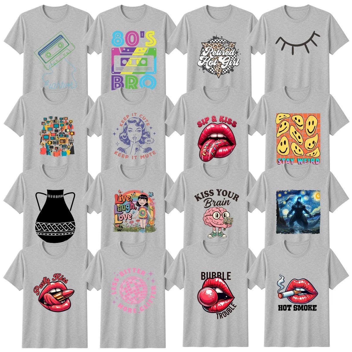 Music Abstract Art T-Shirt Pop Culture Birthday Gift