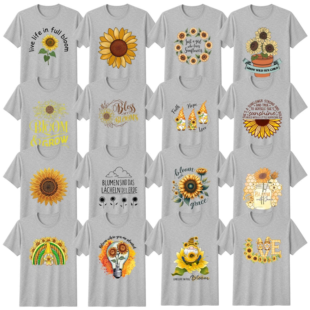 Sunflowers Gardening T-Shirt Cottagecore Nature Lover Gift
