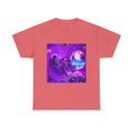 2. Cyberpunk Neon Lounge T-Shirt | Edgy Retro Futuristic Nightlife Design