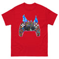 Gamer Flame Adult T-Shirt - Next Gen Retro Gamer Art Streetwear Tee(Unisex)