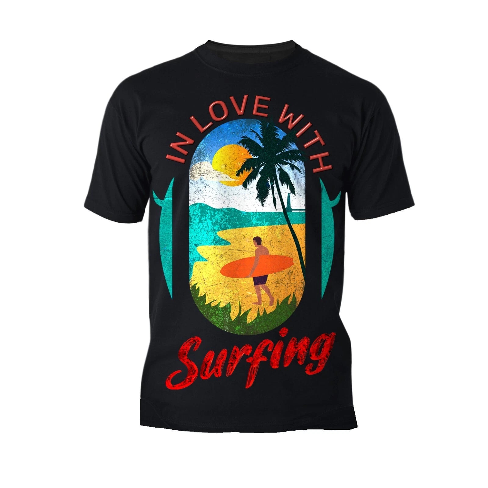 Summer Vibes Tropical Surf Love Beach Sunset Holiday Official Men's T-Shirt