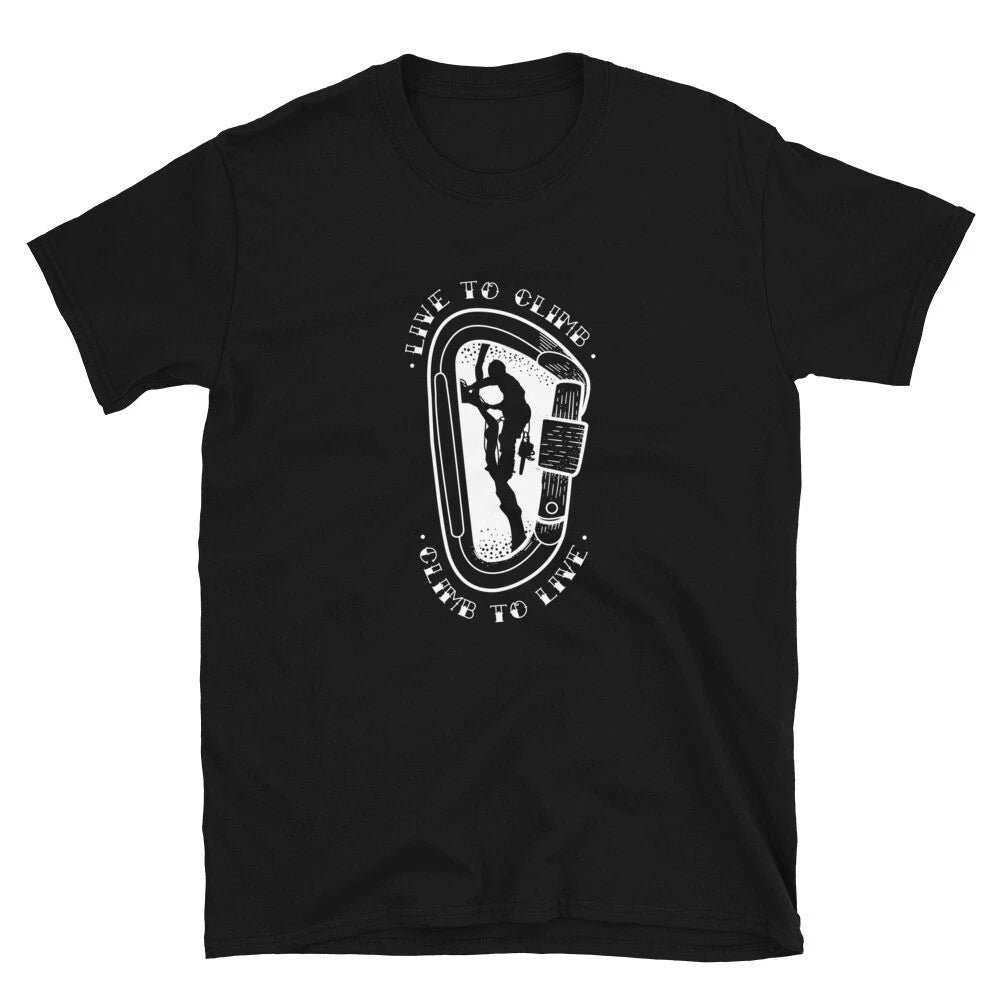 Rock Climbing Climber Classic Style T-Shirt