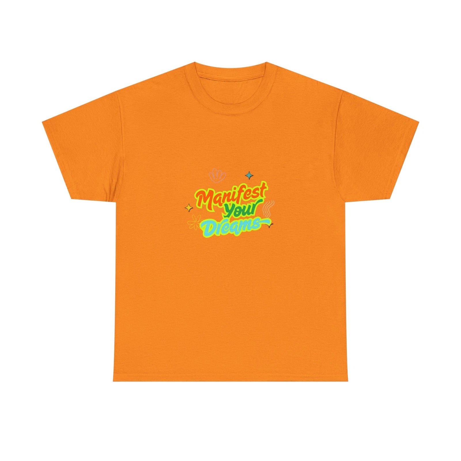 Manifest Your Dreams Tee with various colors