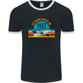 Kayaking Makes Me Wet Funny Kayak Canoe Mens Ringer T-Shirt FotL