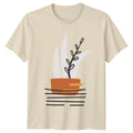 Gardening Floral Abstract Art Adult T-Shirt Plants Birthday Gift