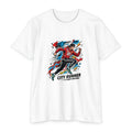 City Runner graphic tee | Urban running superhero design