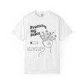 Protecting My Peace line art face with flowers T-shirt