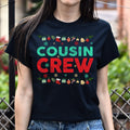 Cousin Crew Christmas Unisex Shirt Christmas party tee Black Dark Heather