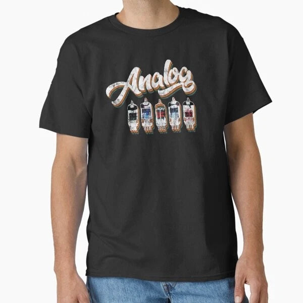 Analog Tubes Audio Valve Amps Retro Aesthetic Cl Made in USA/AUS T-Shirt S-2XL
