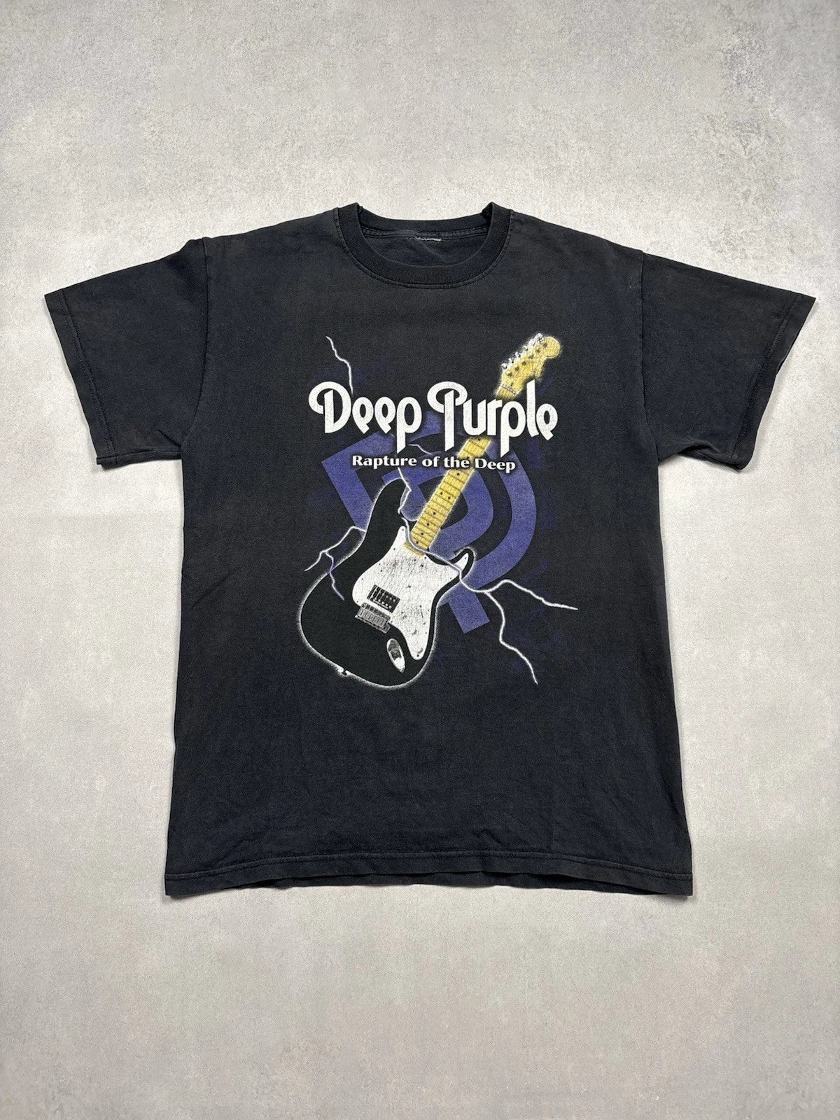 Vintage Deep Purple Rapture Of The Deep Tour 2009/2010 Guitar T-shirt Men S