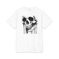 Dripping Skull Core Cotton Tee | Gothic Skull Graphic Shirt Y2K Emo Fashion