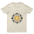 Celestial Sun Moon Phases Mandala Mens T-Shirt Womens Tee Graphic Unisex Top