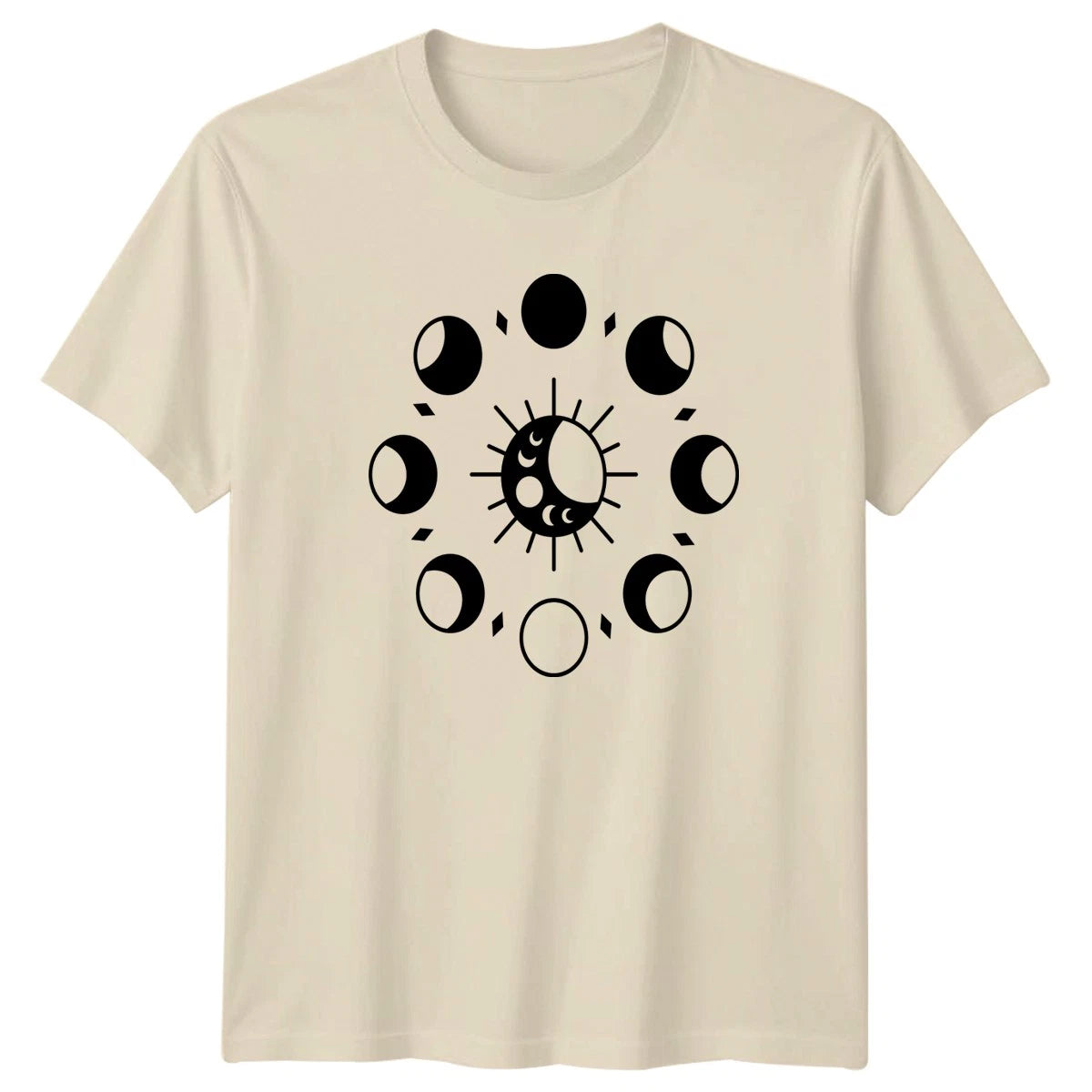 Celestial Sun Moon Phases Esoteric T-Shirt Moon Phases Celestial