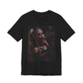 Gothic Girl Portrait Tee | Dark Aesthetic, Neon Heart