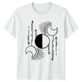 Celestial Moon Sun Cycle Phases T-Shirt Moon Phases Celestial Art Birthday Gift